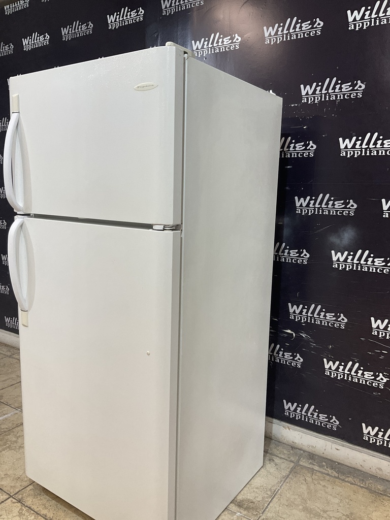 Frigidaire Used Refrigerator Top and Bottom 30x66 (White) 