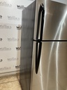 Frigidaire Used Refrigerator Top and Bottom 28x64 1/2” (stainless steel) 