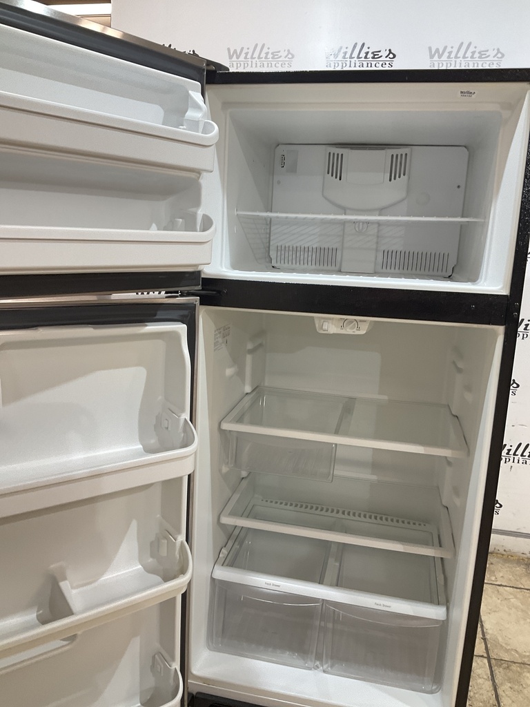 Frigidaire Used Refrigerator Top and Bottom 30x66 (Stainless Steel) 
