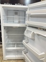 Hotpoint Used Refrigerator Top and Bottom 28x61 1/2” (White) 