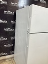 Hotpoint Used Refrigerator Top and Bottom 28x61 (White) 