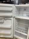 Hotpoint Used Refrigerator Top and Bottom 28x61 (white) 