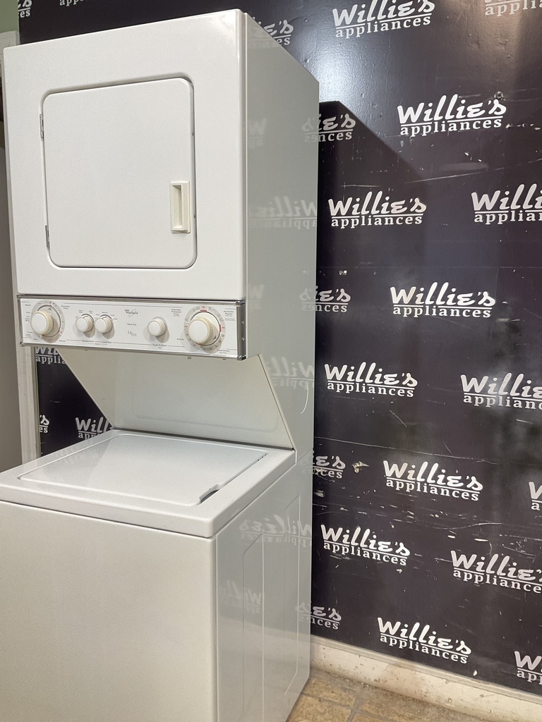 Whirlpool Used Electric Unit Stackable  220volts (30 AMP) 24x71 (White) 