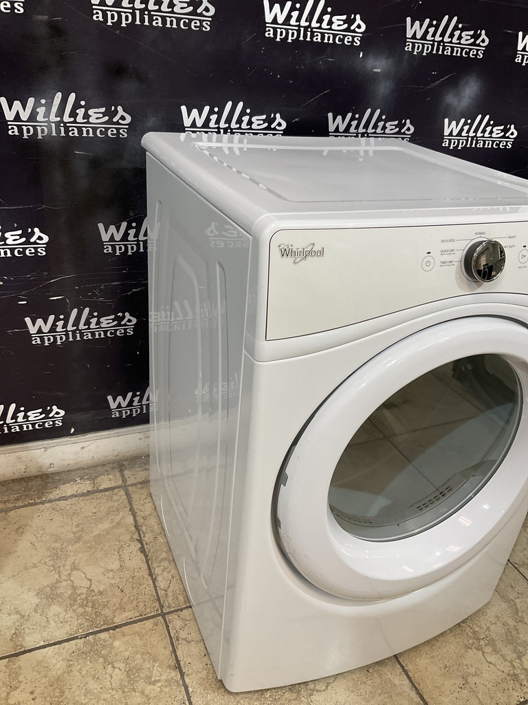 Whirlpool Used Electric Dryer 220volts (30 AMP) 27inches {4 prong} (White) 