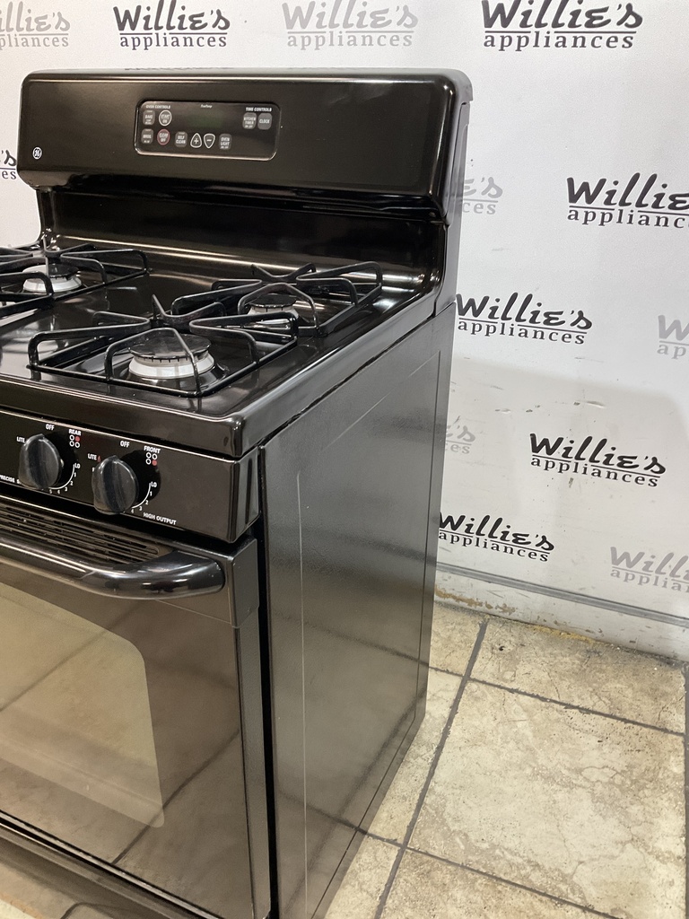 Ge Used Natural Gas Stove 30inches (Black) 