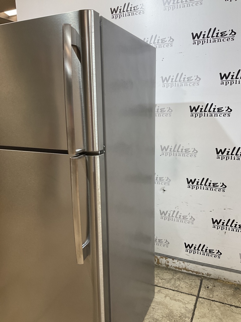 Frigidaire Used Refrigerator Top and Bottom 30x66 (Stainless Steel) 
