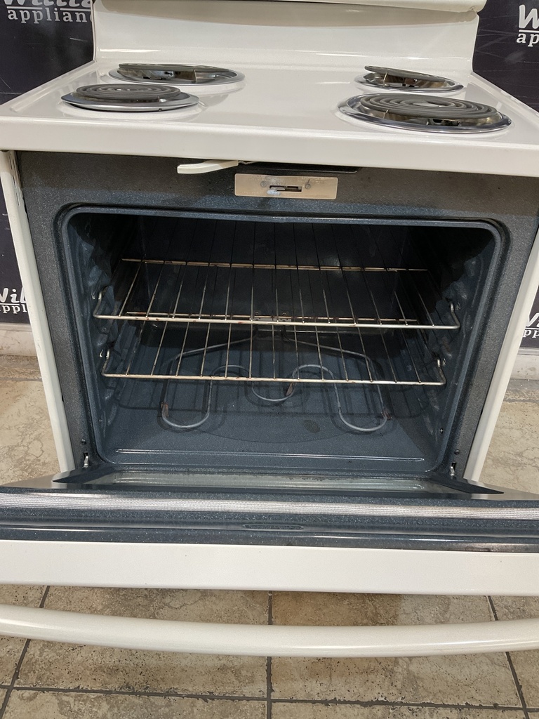 Ge Used Electric Stove 220volts (40/50 AMP) 30inches {3 prong} (Bisque)