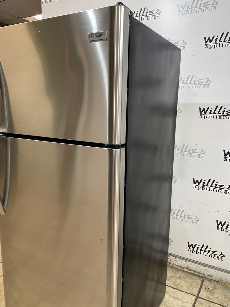 Frigidaire Used Refrigerator Top and Bottom 30x66 (Stainless Steel) 