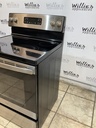 Ge Used Electric Stove 220volts (40/50 AMP) 30inches {no cord} (Stainless steel) 