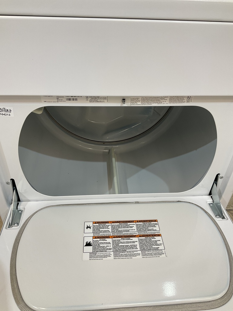 Whirlpool Used Natural Gas Dryer 29inches (White) 