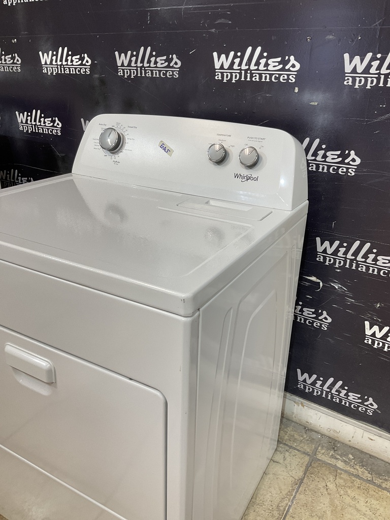 Whirlpool Used Natural Gas Dryer 29inches (White) 