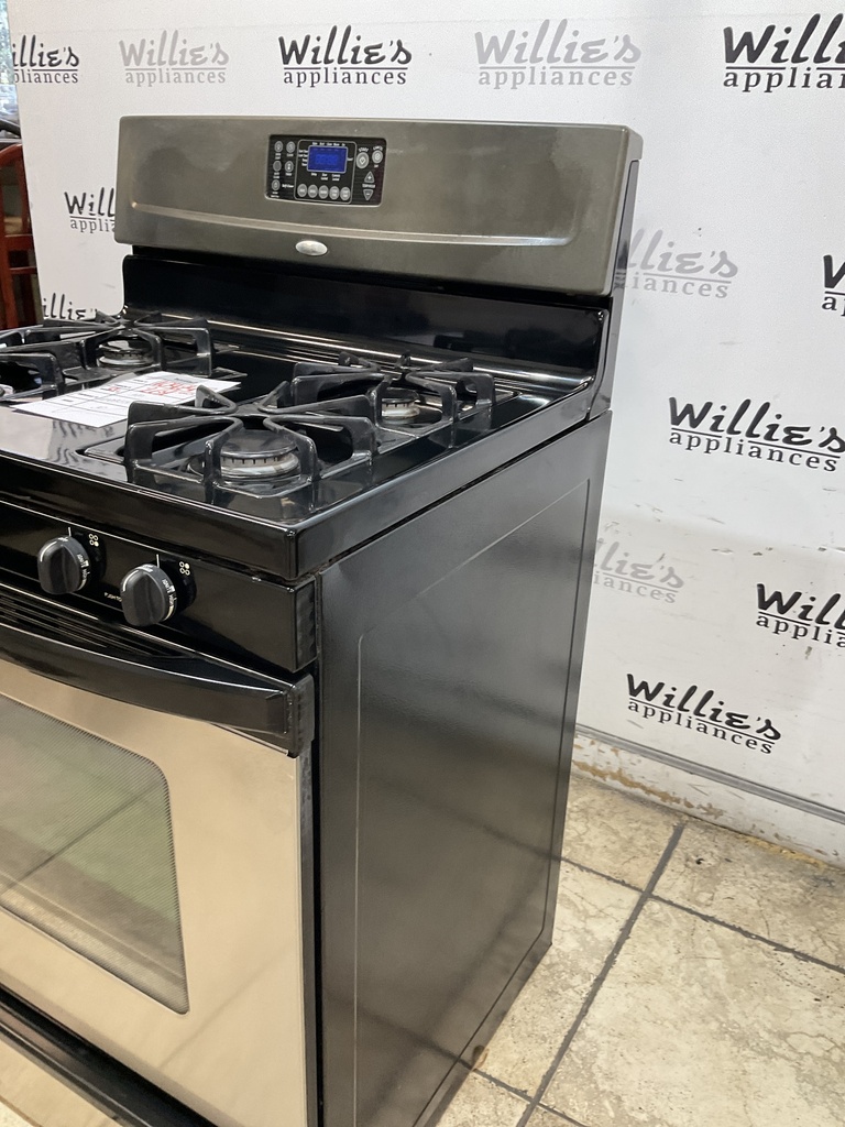 Whirlpool Used Natural Gas Stove 30inches (Stainless Steel) 