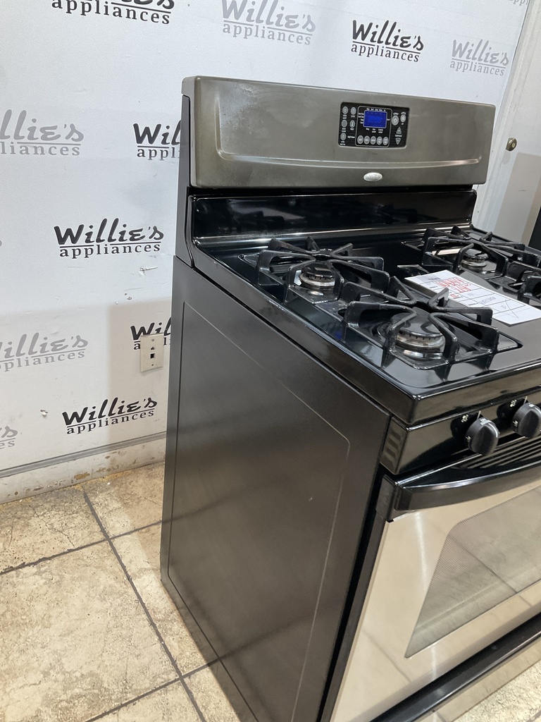 Whirlpool Used Natural Gas Stove 30inches (Stainless Steel) 