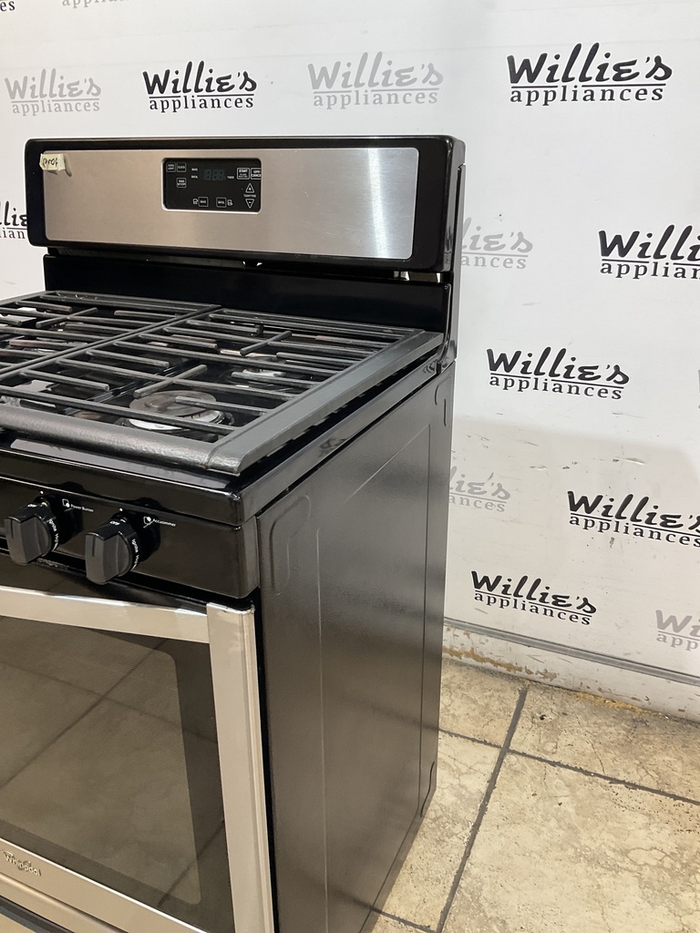 Whirlpool Used Gas Propane Stove 30inches (Stainless Steel) 