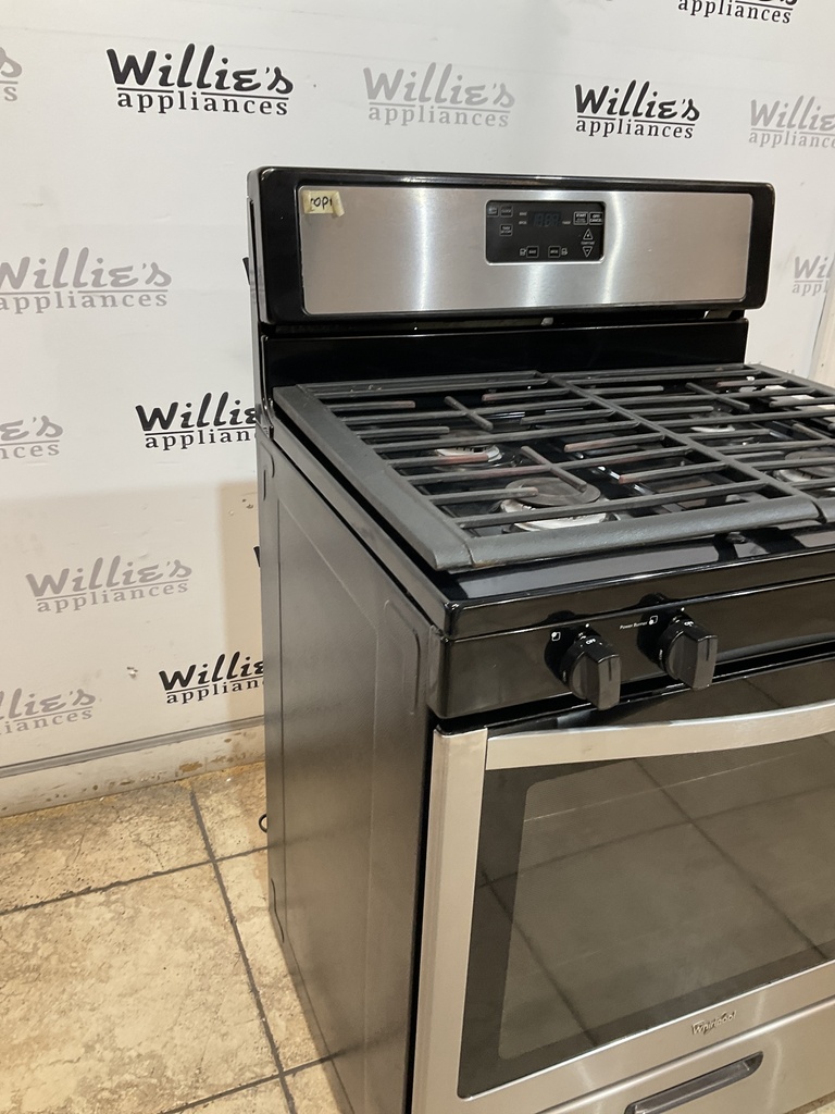 Whirlpool Used Gas Propane Stove 30inches (Stainless Steel) 