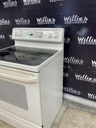 Ge Used Electric Stove 220 volts (40/50 AMP) 30inches {3 prong} (Bisque)