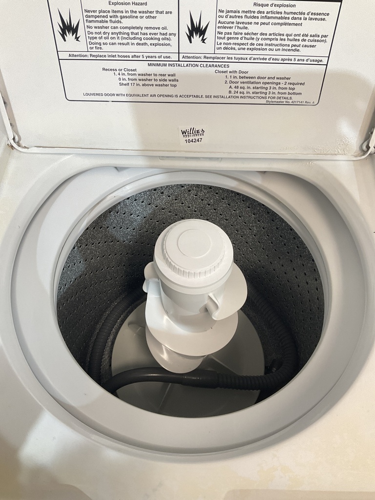 Whirlpool Used Washer Top-load 27inches (White) 