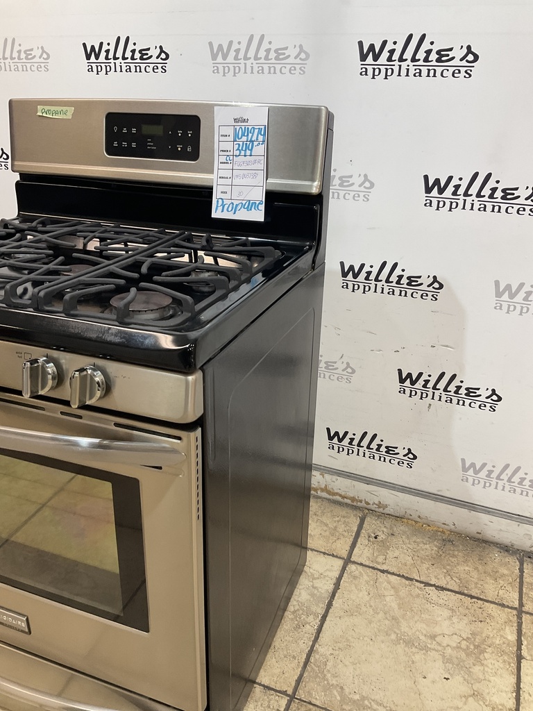 Frigidaire Used Gas Propane Stove 30inches (Stainless Steel) 