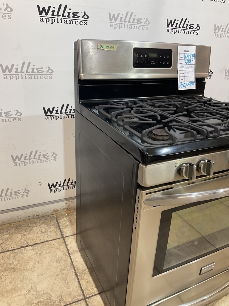 Frigidaire Used Gas Propane Stove 30inches (Stainless Steel) 