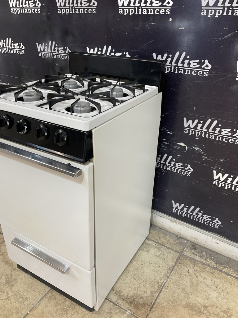 Maytag used Natural Gas Stove 20inches (White/Black) 
