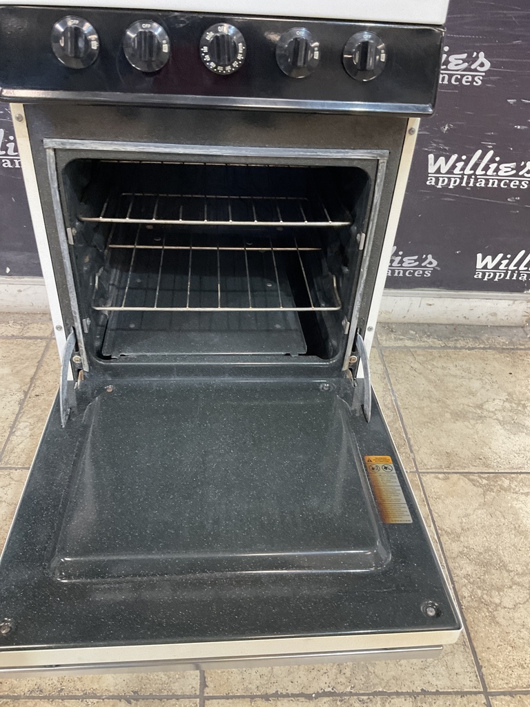 Maytag used Natural Gas Stove 20inches (White/Black) 