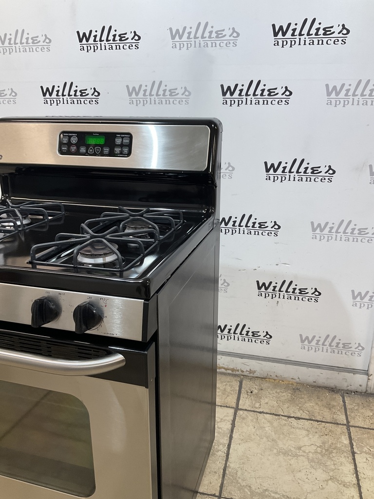Ge Used Natural Gas Stove 30inches (stainless steel) 