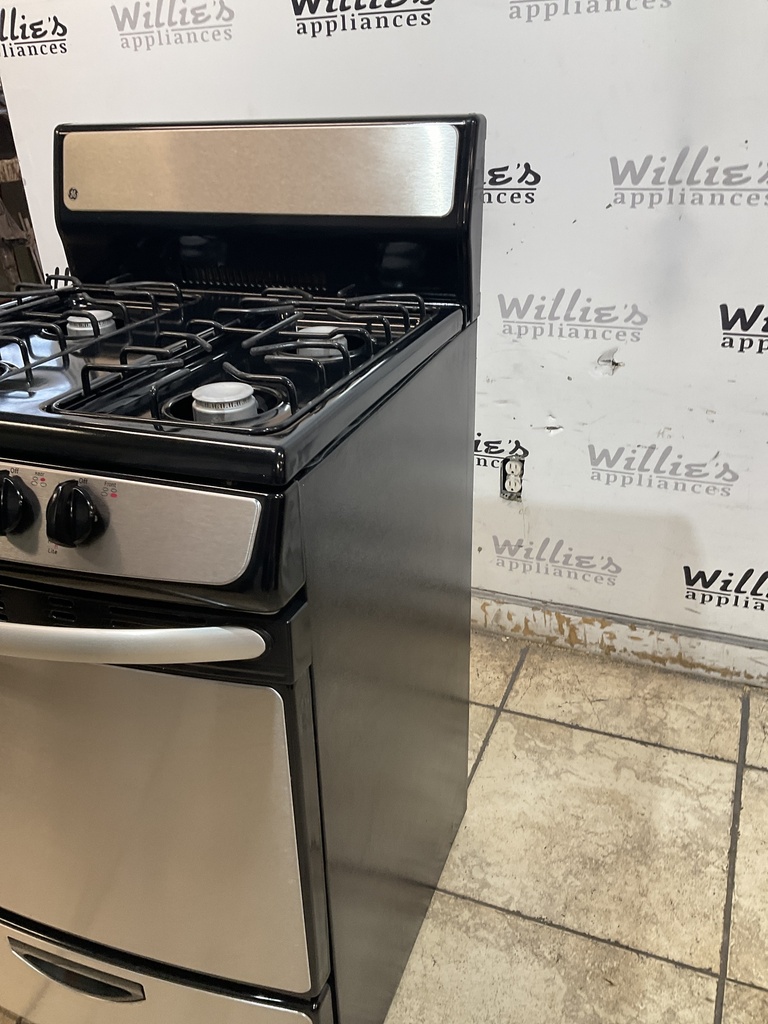 Ge Used Natural Gas Stove 24inches (Stainless Steel) 