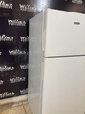 Hotpoint Used Refrigerator Top and Bottom 28x61 1/2” (White) 