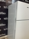 Hotpoint Used Refrigerator Top and Bottom 28x61 1/2” (White) 