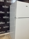 Hotpoint Used Refrigerator Top and Bottom 28x61 1/2” (White) 