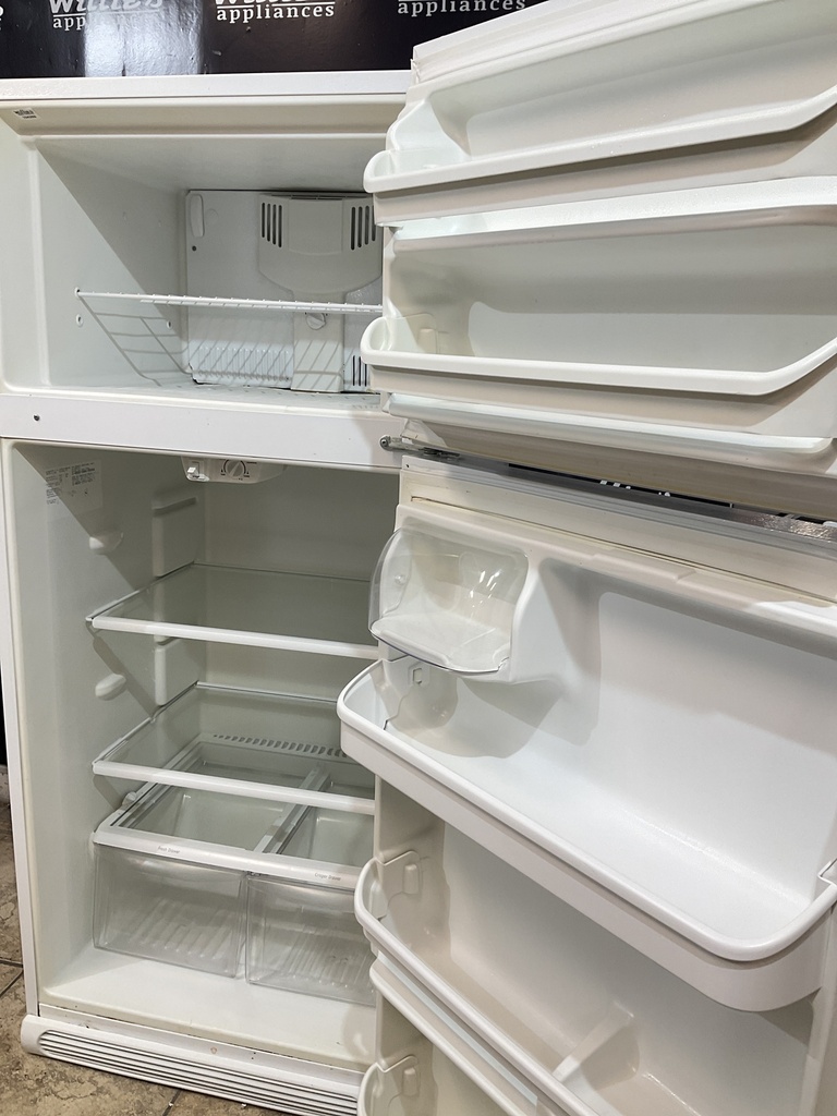 Frigidaire Used Refrigerator Top and Bottom 30x66 (White) 