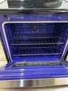 Lg Used Electric Stove 220volts (40/50 AMP) 30inches {no cord} (Stainless steel) 