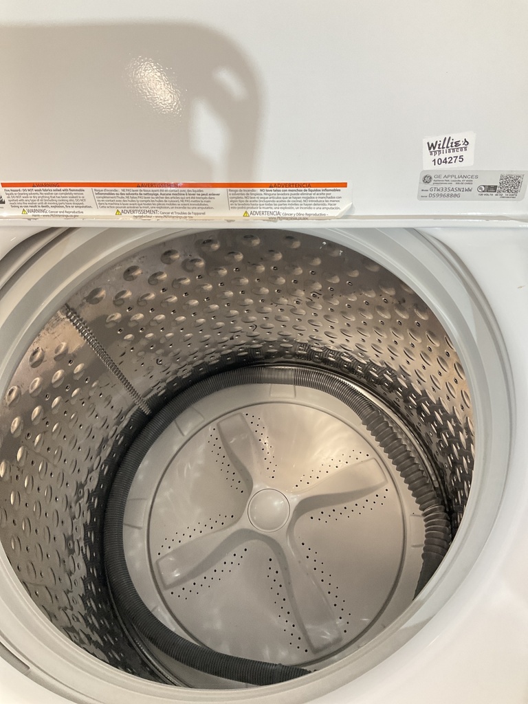 Ge Used Washer Front- load 27inches (white) 