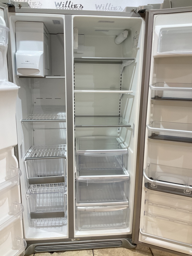 Frigidaire Used Refrigerator Side By Side Counter Depth 36x70 (Stainless Steel) 