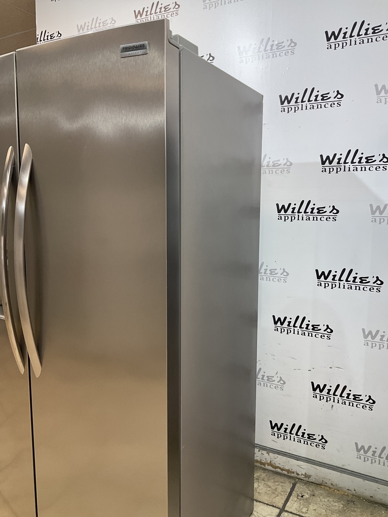 Frigidaire Used Refrigerator Side By Side Counter Depth 36x70 (Stainless Steel) 