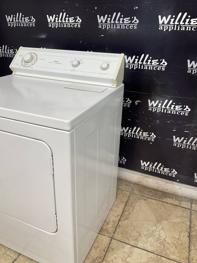 Whirlpool Used Electric Dryer 220volts (30 AMP) 29inches {3 prong} (White) 