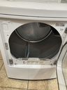 Lg Used Electric Dryer 220volts (30 AMP) 27inches {3 prong} (White) 