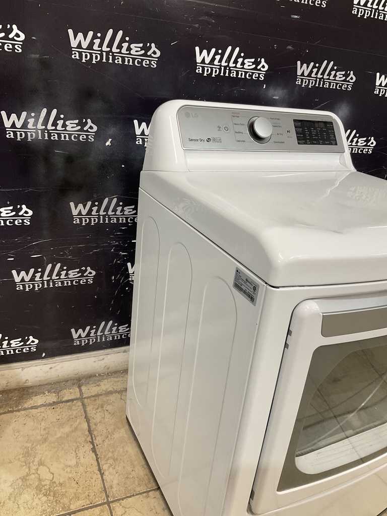 Lg Used Electric Dryer 220volts (30 AMP) 27inches {3 prong} (White) 