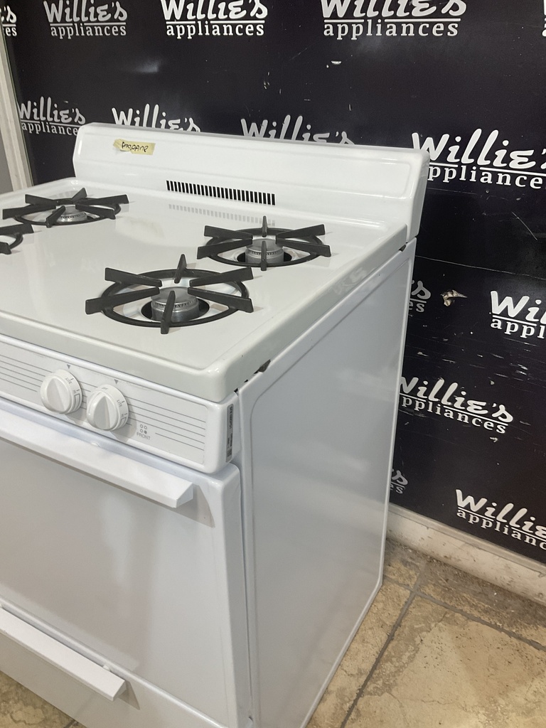 Premier Used Gas Propane Stove 30inches (white) 