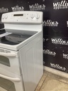 Ge Used Electric Stove Double Oven 220volts (40/50 AMP) 30inches {3 prong} (White) 