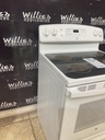 Ge Used Electric Stove 220volts (40/50 AMP) 30inches {4 prong} (White)