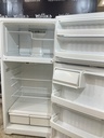 Hotpoint Used Refrigerator Top and Bottom 28x61 1/2” (White) 