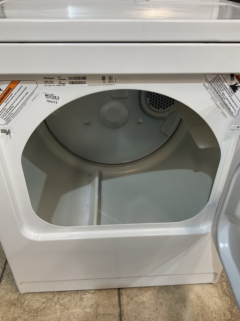 Whirlpool Used Electric Dryer 220volts (30 AMP) 29inches {4 prong} (white) 