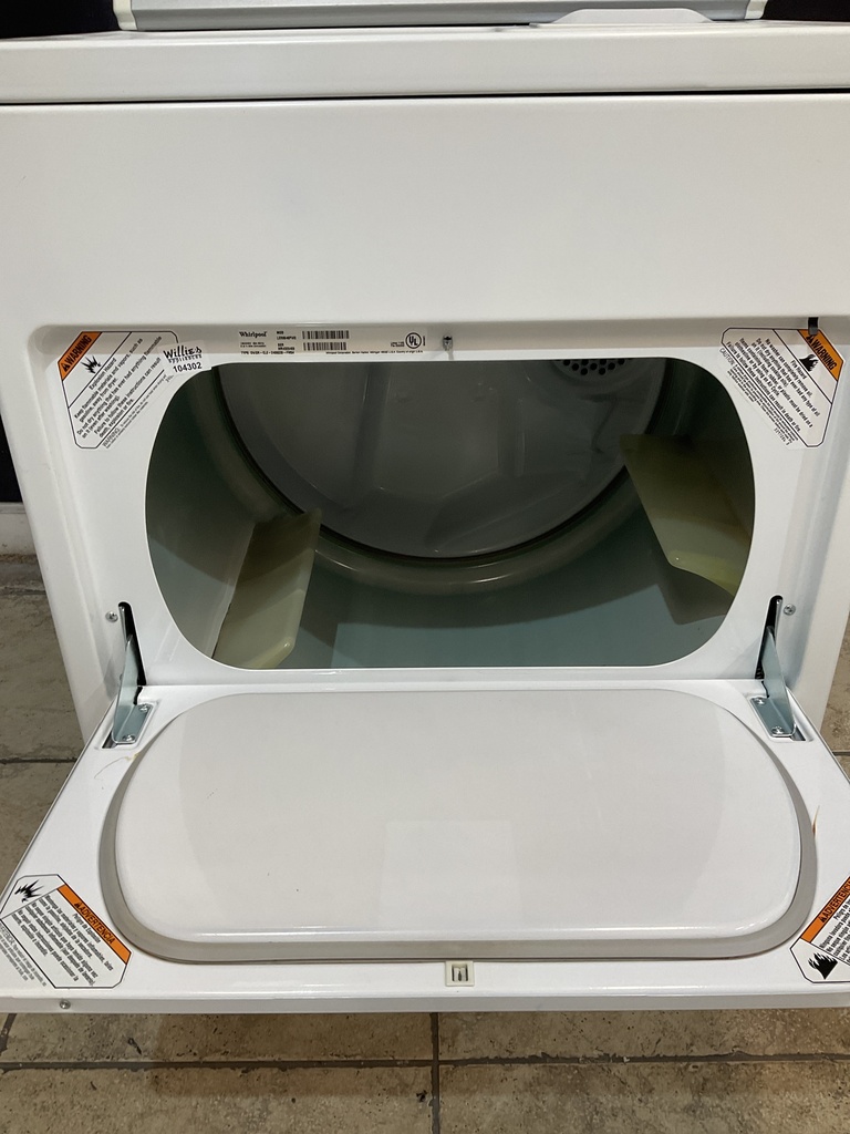 Whirlpool Used Electric Dryer 220volts (30 AMP) 29inches {3 prong} (White) 