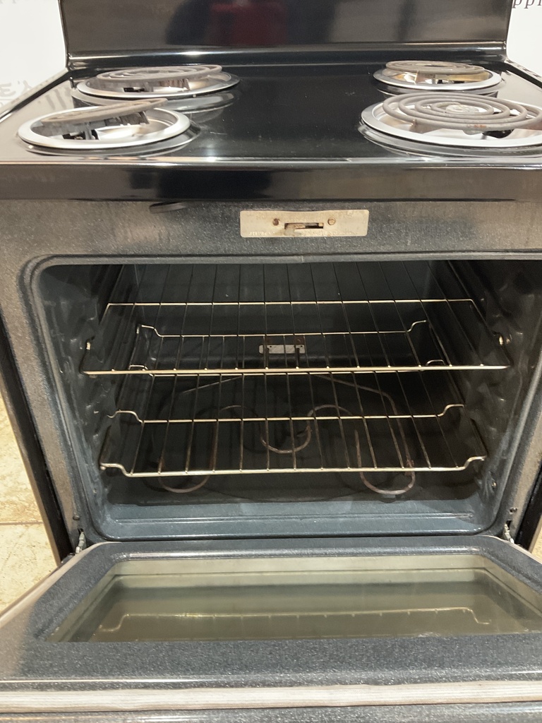 Ge Used Electric Stove 220volts (40/50 AMP) 30inches {no cord} (Stainless steel) 