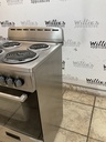 Avanti Used Electric Stove 220 volts(40/50 AMP) 23 1/2” {no cord} (Stainless steel) 
