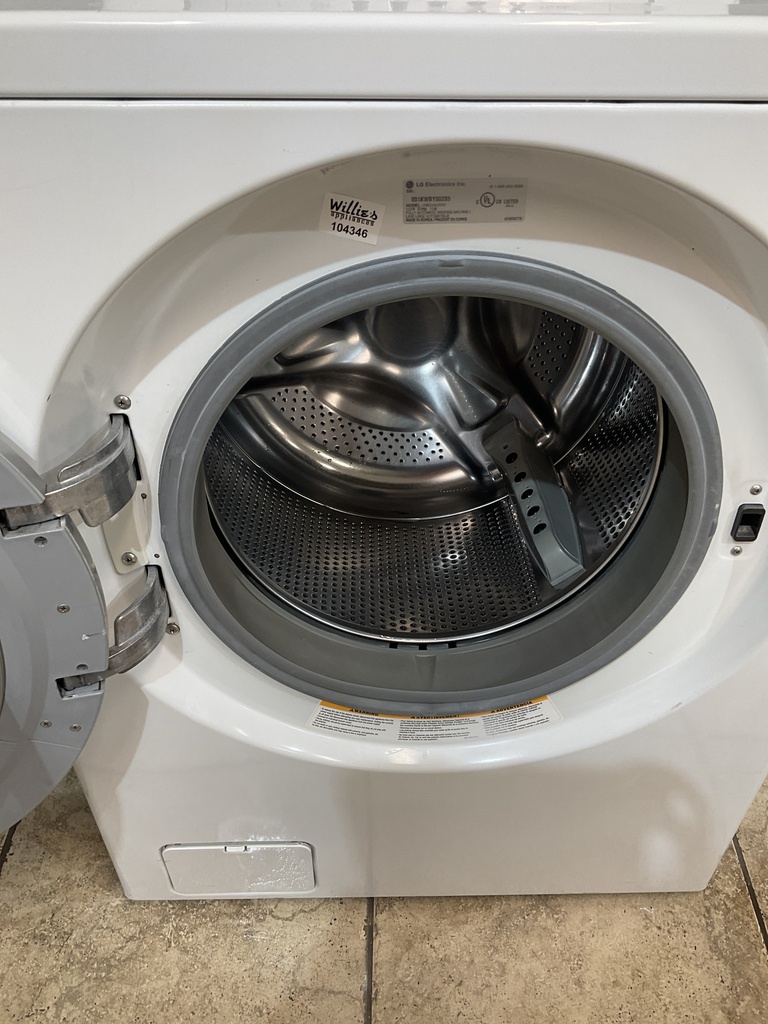 Lg Used Washer Front-load 27inches (White ) 