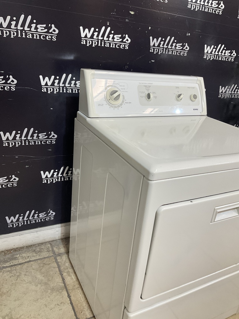 Kenmore Used Electric Dryer 220volts (30 AMP) 27inches {3 prong} (White) 