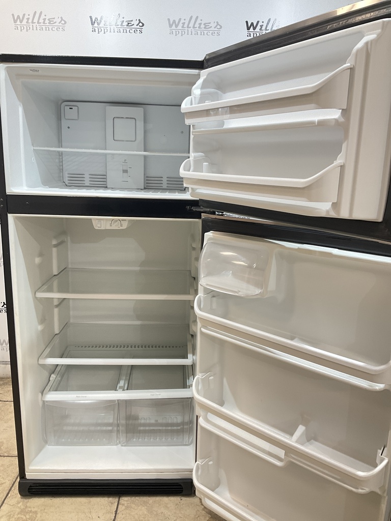 Frigidaire Used Refrigerator Top and Bottom 30x65 1/2” (Stainless Steel) 