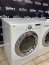 Lg Used Natural Gas Set Washer/Dryer Front-load 27inches (White) 